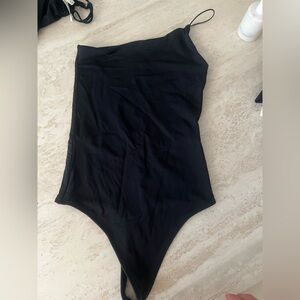 Babaton Classic one shoulder tank bodysuit